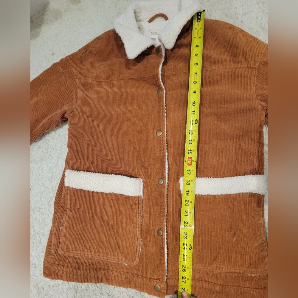 Jackson Rowe Flicker Sherpa Lined Corduroy Coat Womens Small - Picture 11 of 12